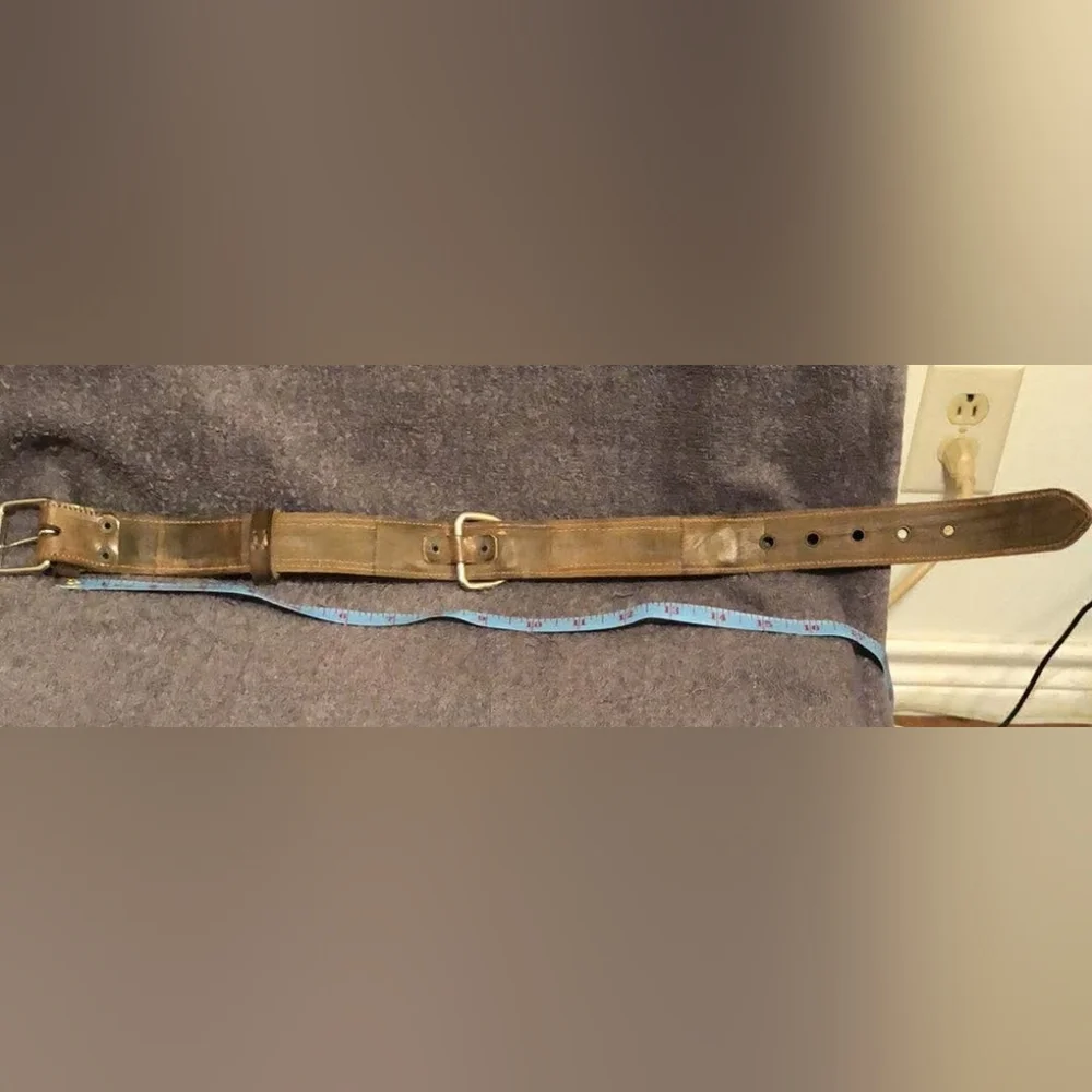Leather And Macrame Dog Collar